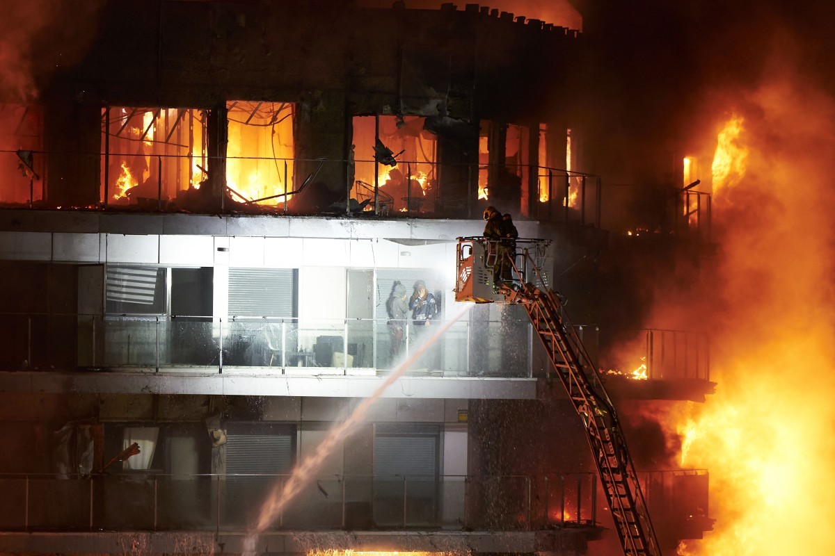 Valencia fire