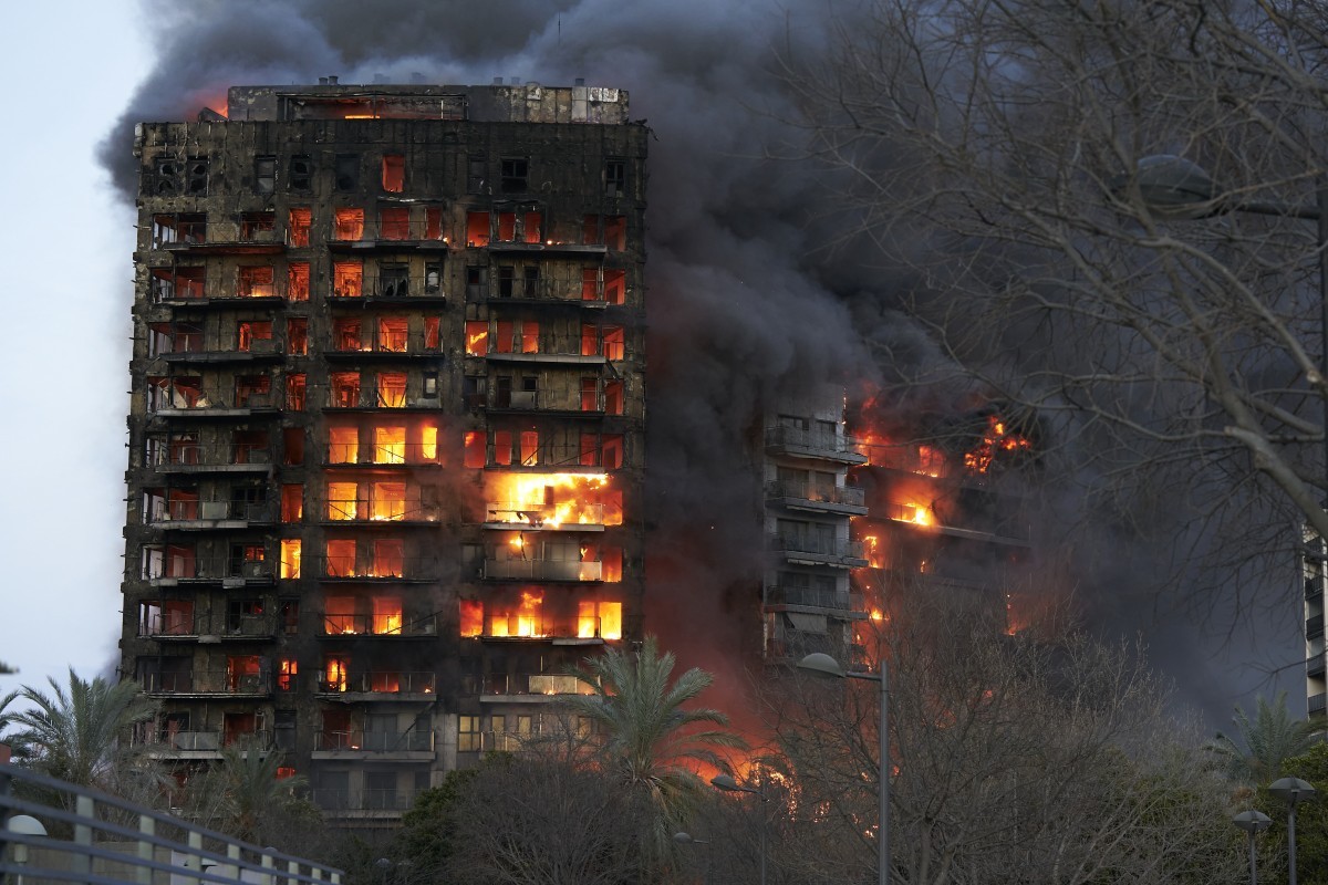Valencia fire