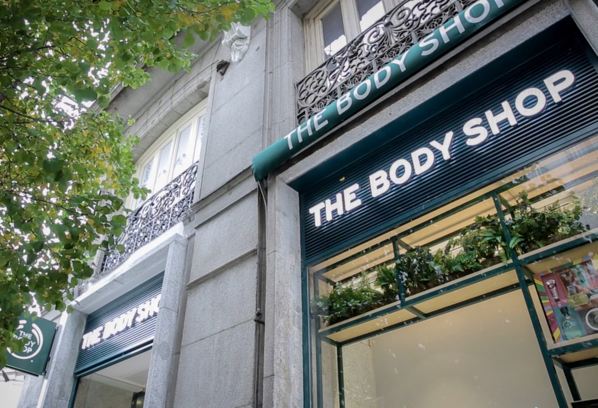 Tienda de The Body Shop en Madrid (España).