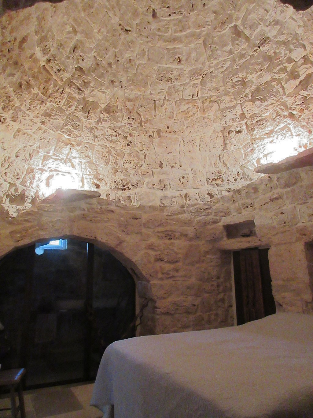 Interior de un trullo