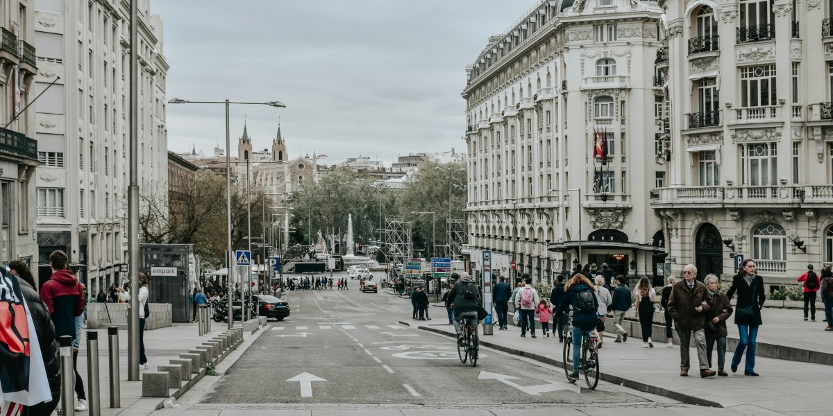 Andar de bicicleta em Madri