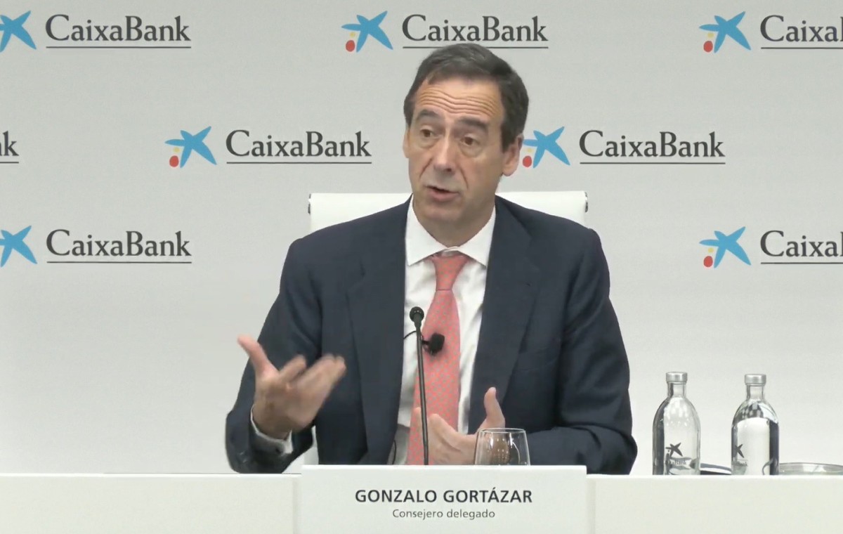 El consejero delegado de CaixaBank, Gonzalo Gortázar.