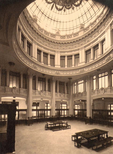 Patio de operaciones. 1923.
