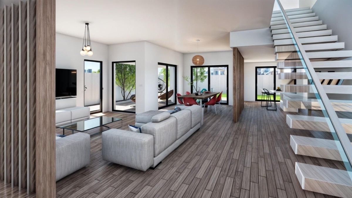 Interior vivienda modular