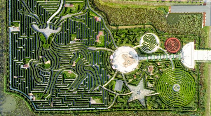 El laberinto más grande del mundo está en China