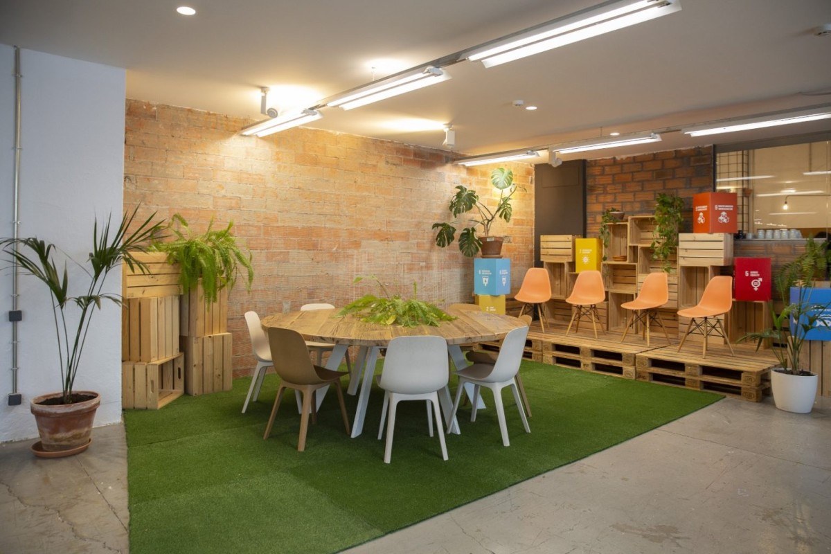 Coworking de Impact Hub en Barcelona