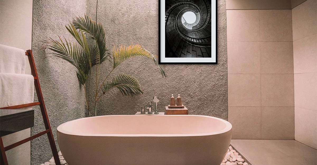 Obras de arte en el baño