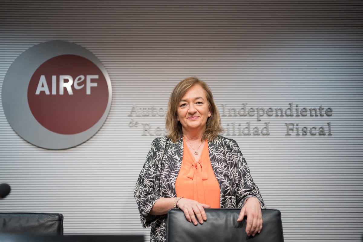La presidenta de la AIReF, Cristina Herrero