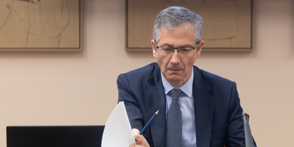 El gobernador del Banco de España, Pablo Hernández de Cos