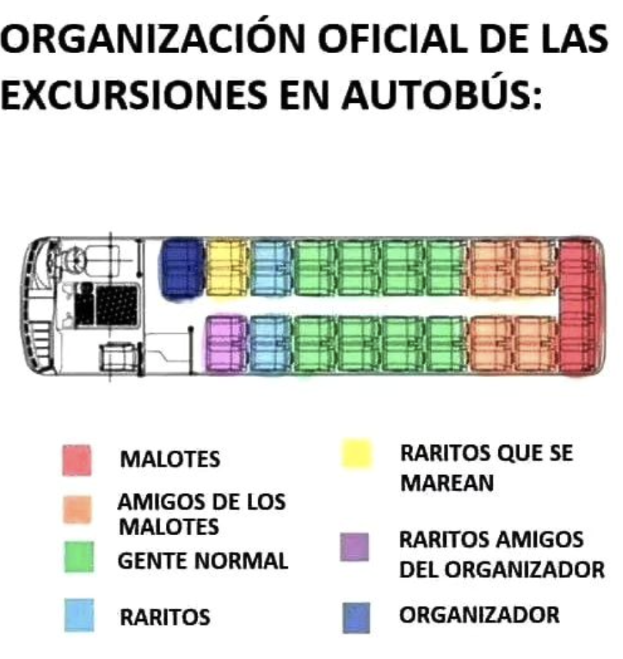 Organización oficial de las excursiones en autobús
