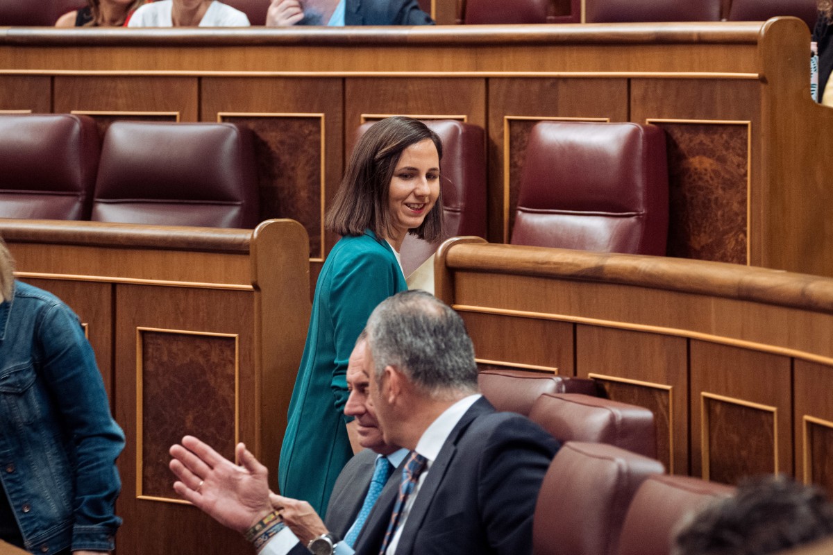 La secretaria general de Podemos, Ione Belarra.