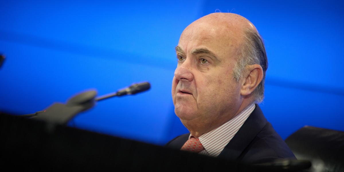 El vicepresidente del Banco Central Europeo (BCE), Luis de Guindos