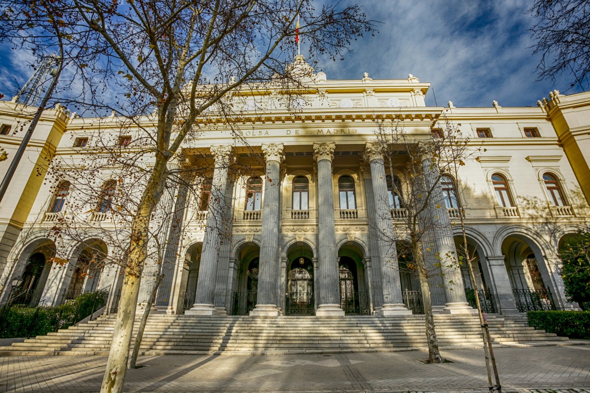 Palacio de la Bolsa de Madrid.