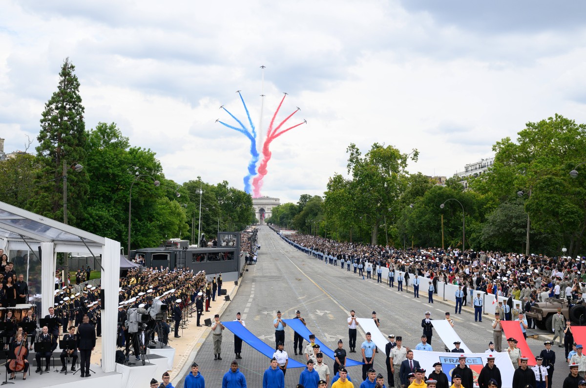 Desfile en París, Francia.