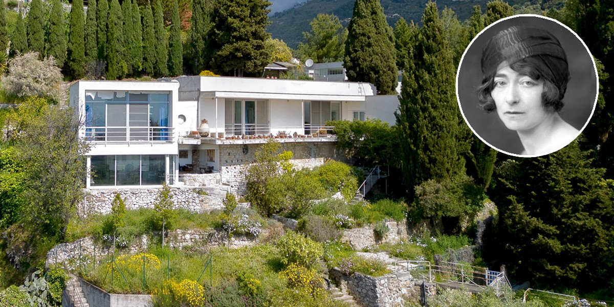 a la venta la villa de la arquitecta y diseñadora Eileen Gray en la Costa Azul 
