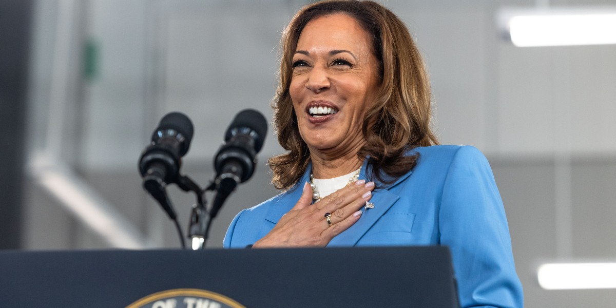 Kamala Harris, candidata demócrata a la presidencia de EEUU