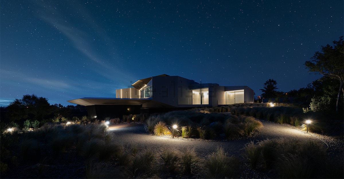 Villa futurista en el Algarve (Portugal).