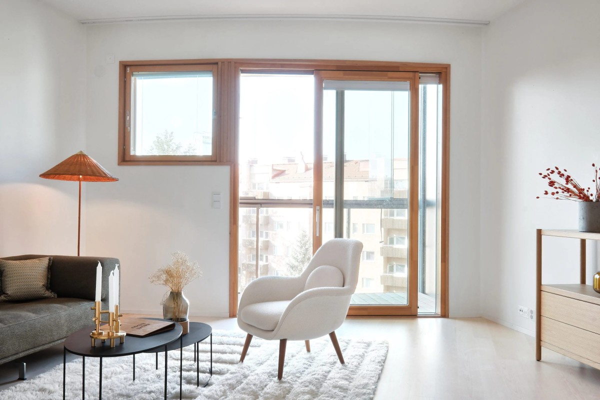 Los apartamentos varían en tamaño, desde los más pequeños, de 22,5 metros cuadrados, hasta los más grandes, que abarcan 218,5 metros cuadrados.