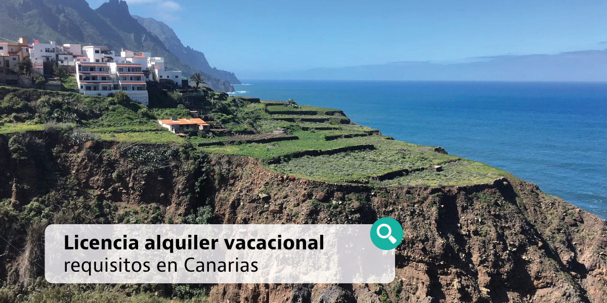 Licencia alquiler vacacional Canarias