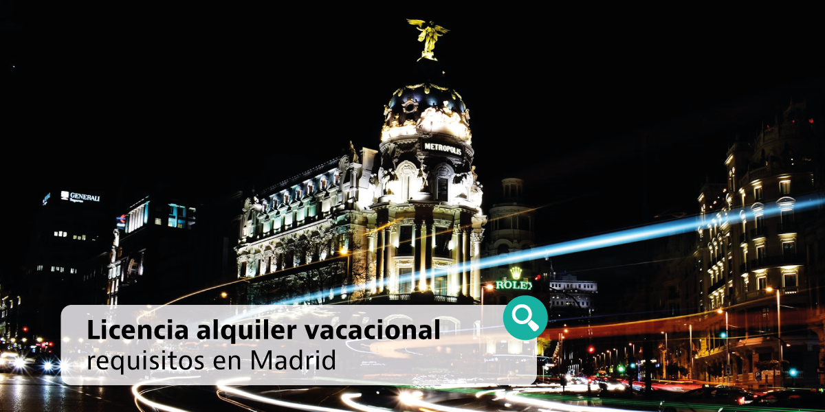 Licencia alquiler vacacional madrid