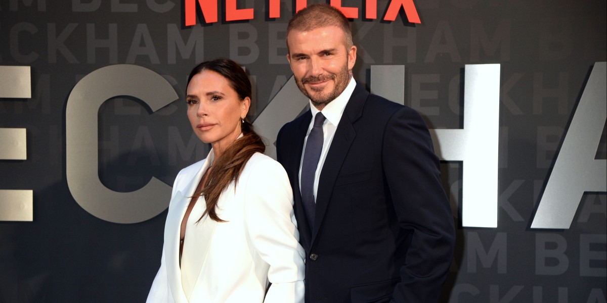 Victoria y David Beckham