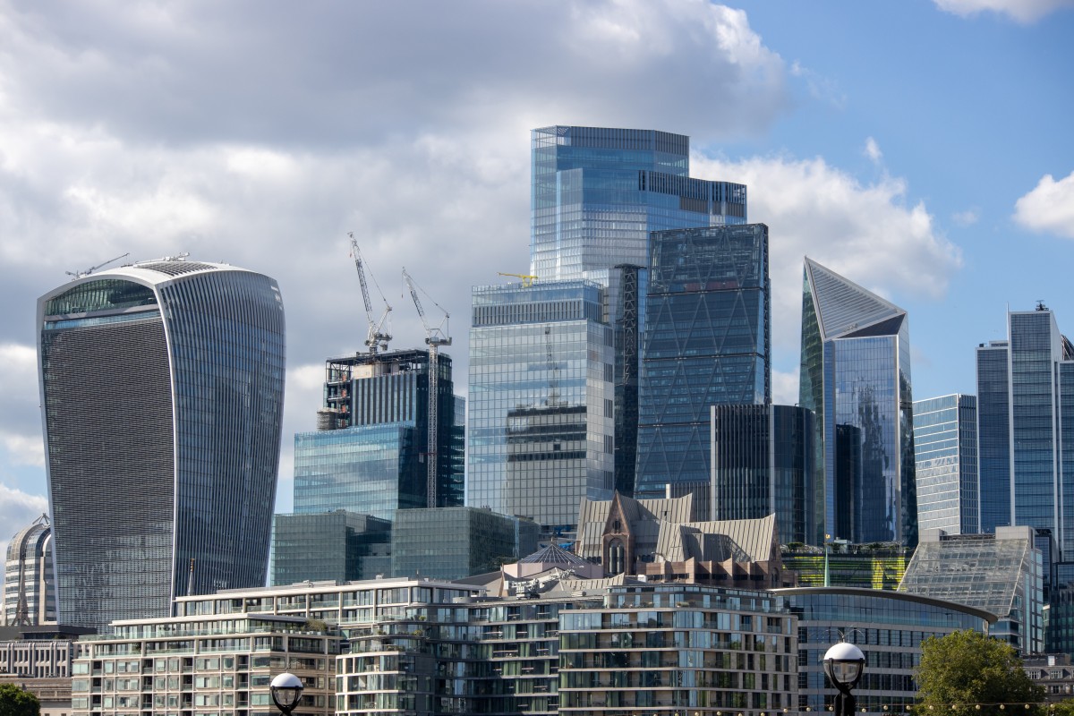 Edificios de oficinas en Canary Wharf, Londres
