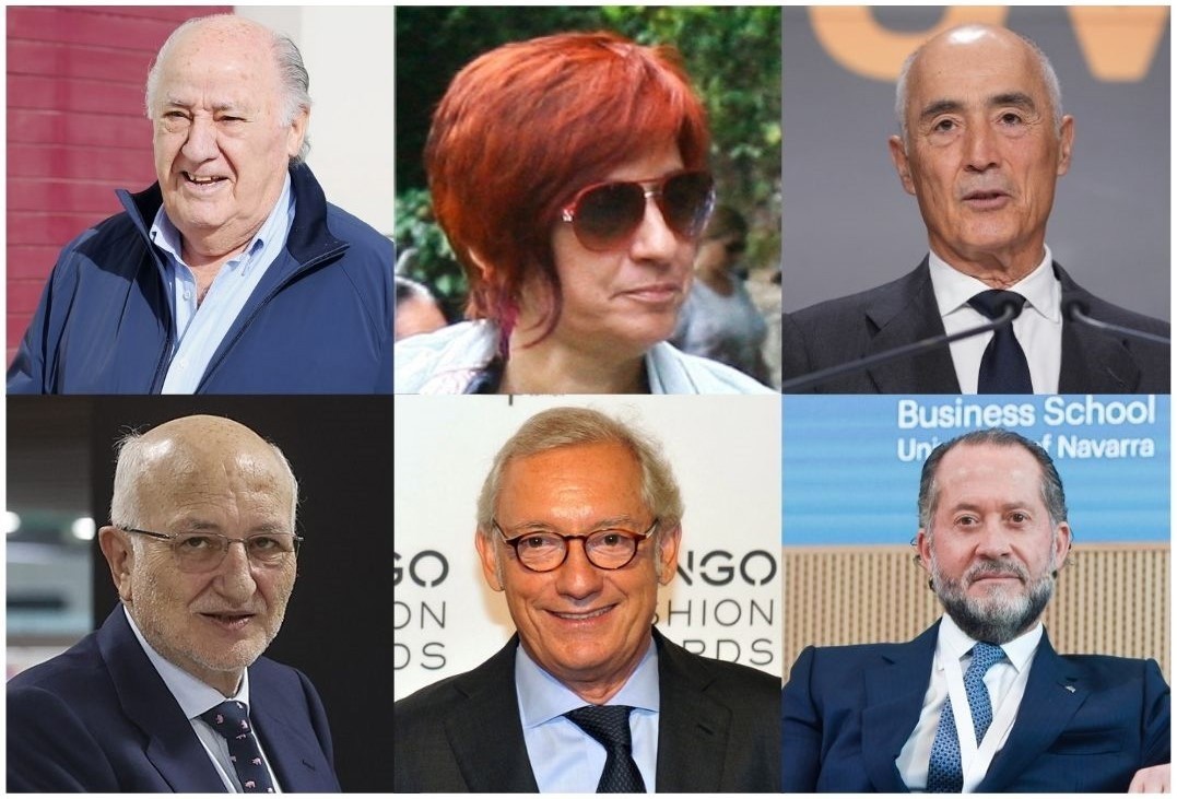 Amancio Ortega and his daughter Sandra, Rafael del Pino, Juan Roig Alfonso and Isak Andik are the five largest Spanish fortunes, according to the ranking of the list of 'The 100 richest Spaniards' by Forbes Spain