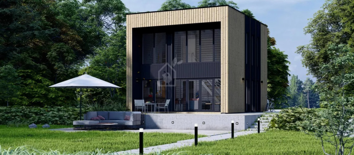 La casa prefabricada de fusta de disseny modern per 30.000 euros