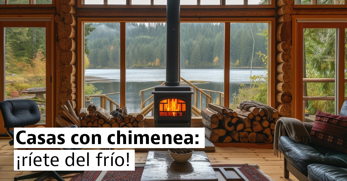 Casas rurales con chimenea