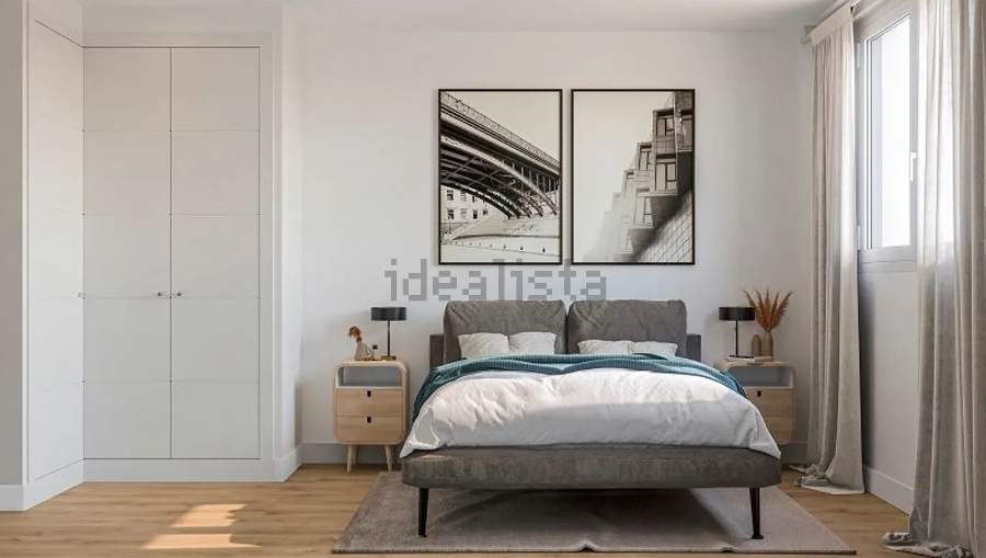 Dormitorio de una vivienda en Bolueta Homes II