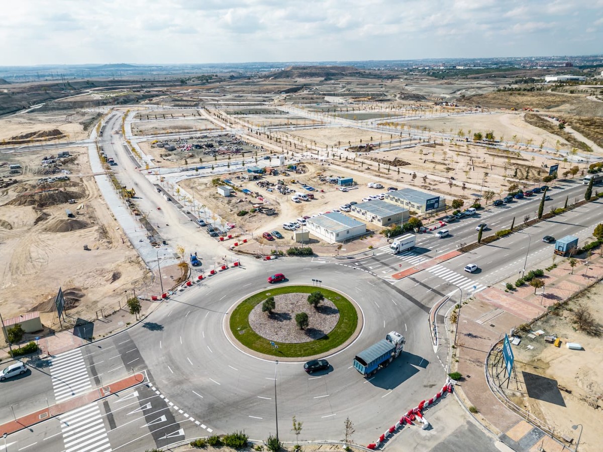 Avance de las obras en Valdecarros (Madrid)