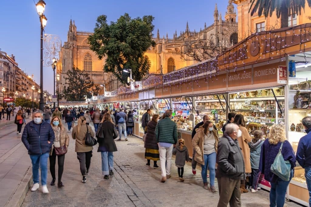Mercados de Natal em Sevilha