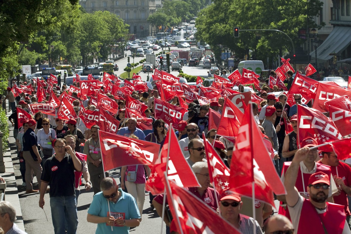 Manifestación CCOO