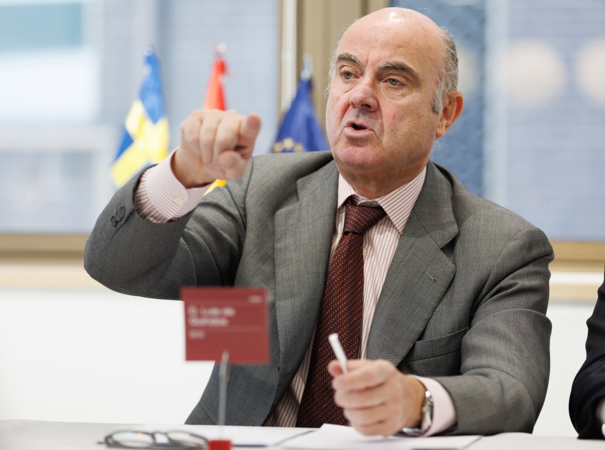 Guindos (BCE) dice que nadie sabe el final de la política monetaria, pero afirma que la trayectoria está clara Archivo - El vicepresidente del Banco Central Europeo (BCE), Luis de Guindos, en una imagen de archivo.