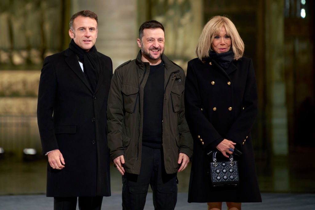 Macron con Zelensky