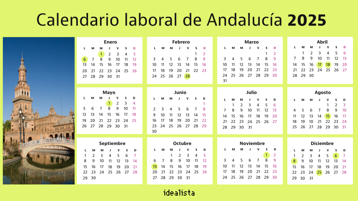 Calendario laboral de Andalucía 2025