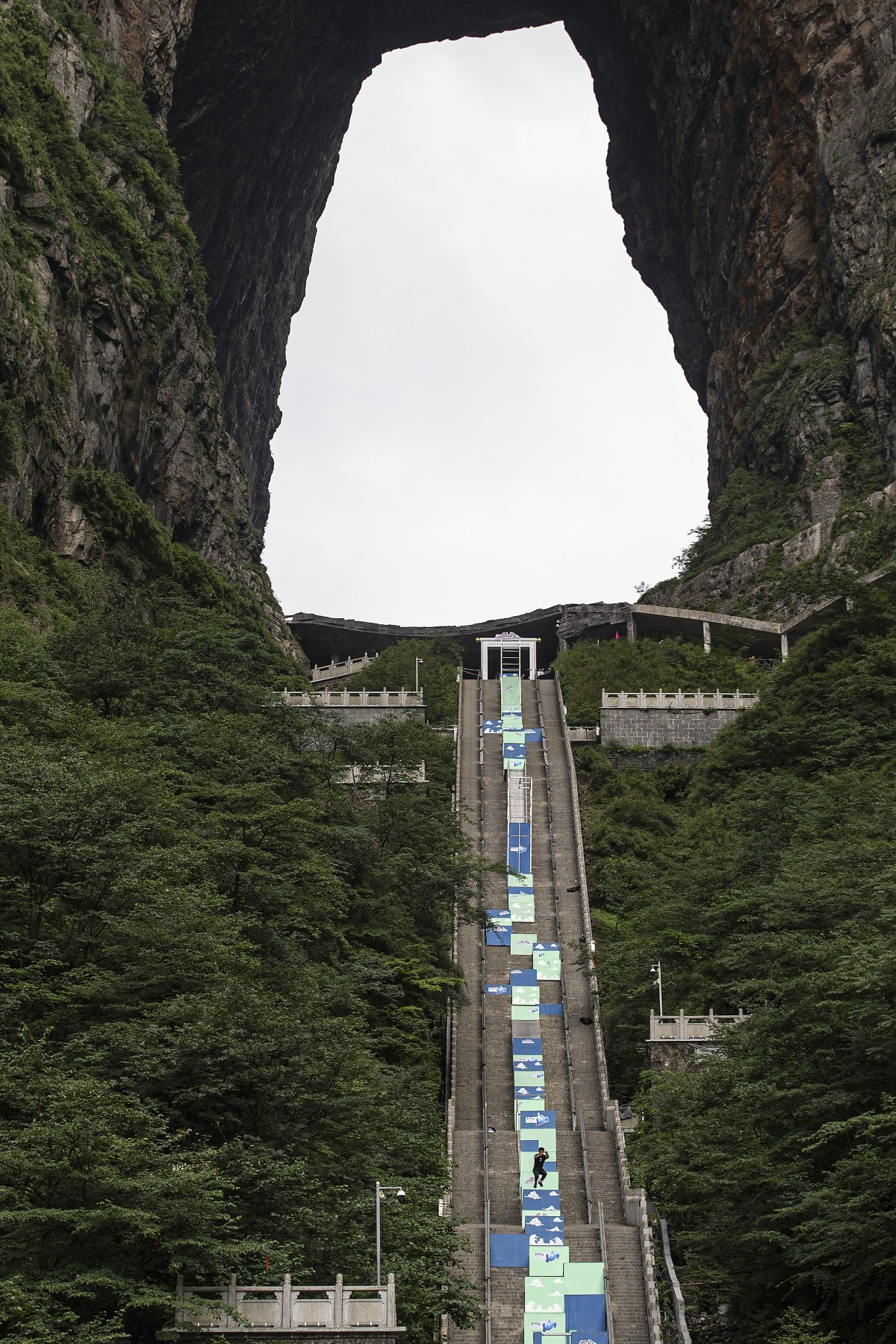 Escalera al cielo en Tianmen