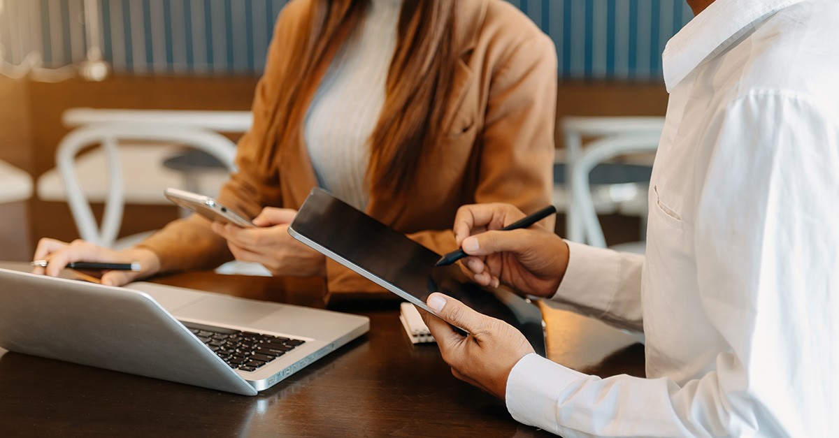 Clientes en el banco