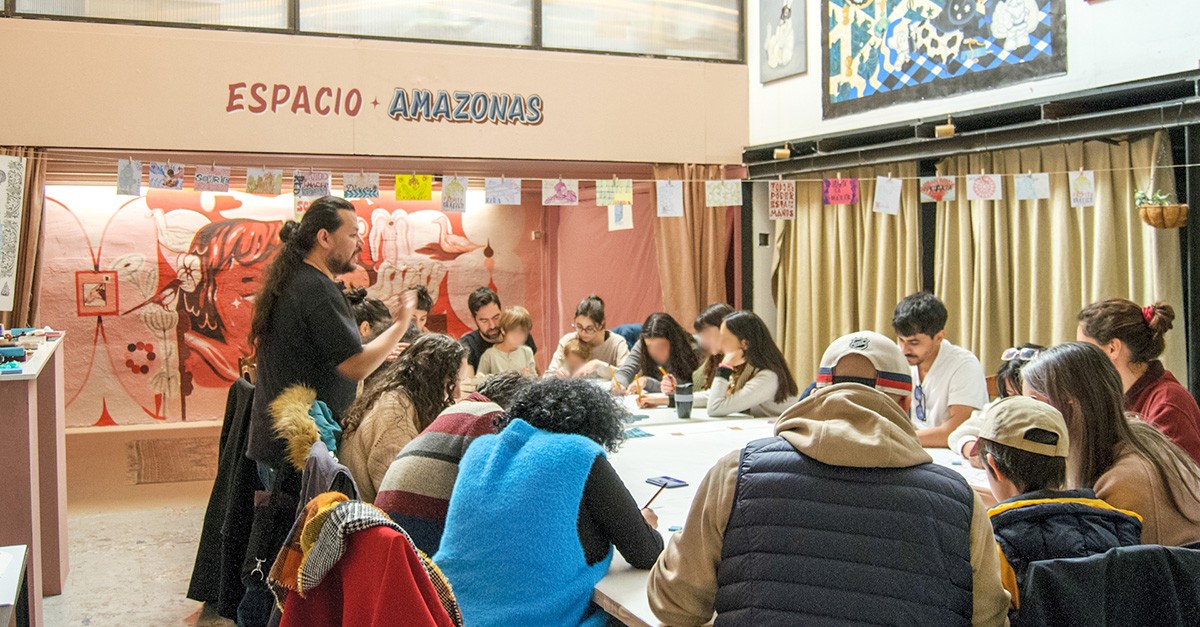 Taller de gráfica migrante impartido por Ye2Draws Taller de gráfica migrante impartido por Ye2Draws