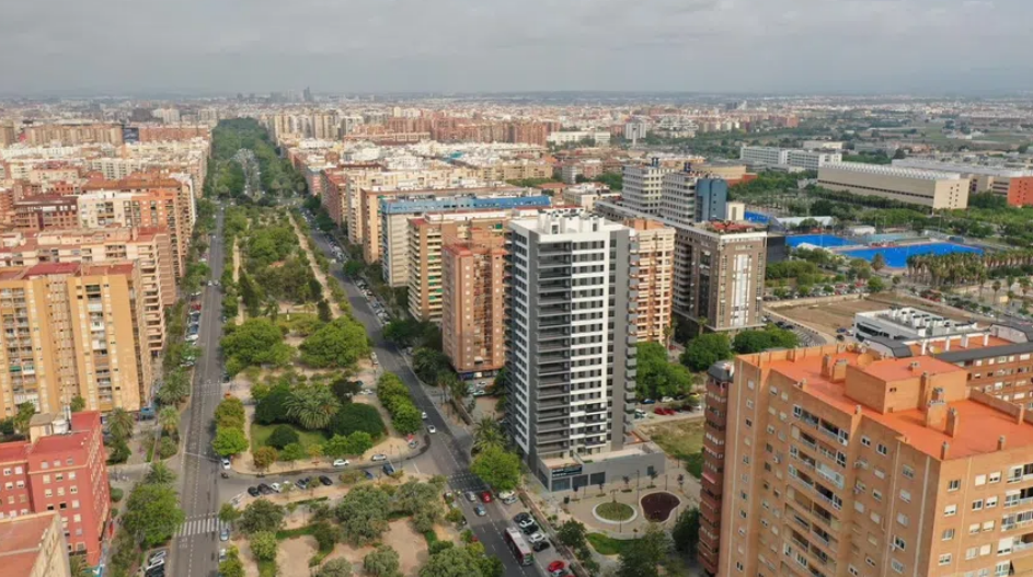 Edificio de obra nueva en Valencia