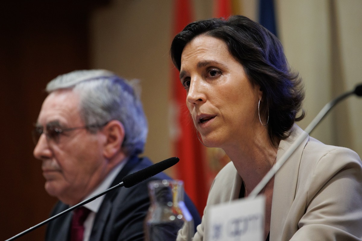 Arxiu - La presidenta de l'Associació d'Inspectors d'Hisenda de l'Estat (IHE), Ana de la Hernán. 