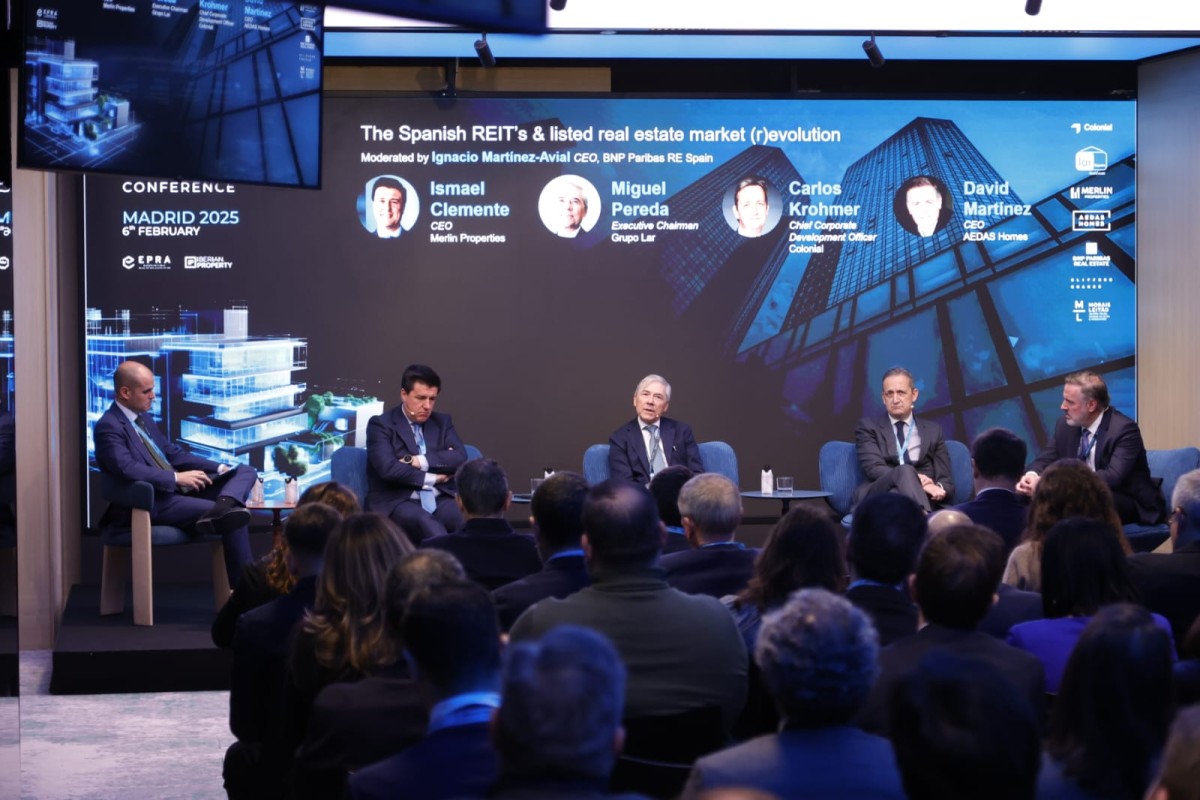 Mesa redonda en la conferencia Iberian Reit 2025
