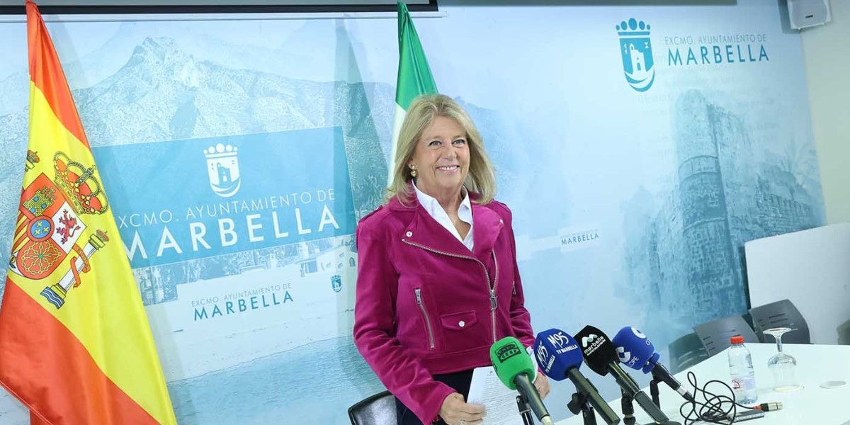 La alcaldesa de Marbella, Ángeles Muñoz