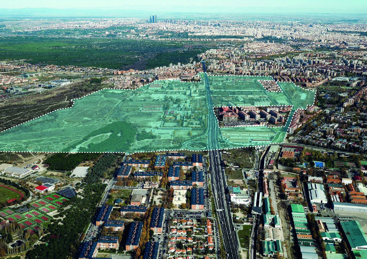 Vista aérea del nuevo Barrio de Campamento