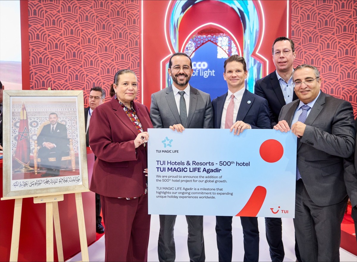 TUI Group abrirá su hotel número 500 en 2027 y prevé ampliar su cartera a 600 establecimientos a medio plazo TUI Group abrirá su hotel número 500 en Marruecos en 2027 y prevé ampliar su cartera a 600 activos a medio plazo.