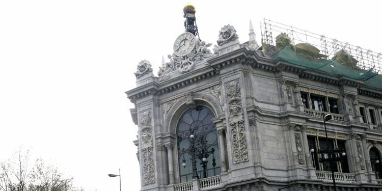 El Banco de España mejora su previsión de PIB para 2025 al 2,7%, pero eleva la inflación al 2,5% Archivo - Fachada del Banco de España.