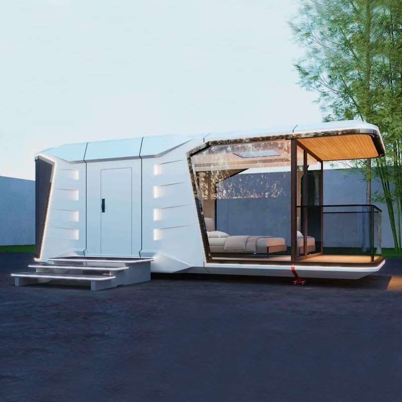 Casa prefabricada futurista