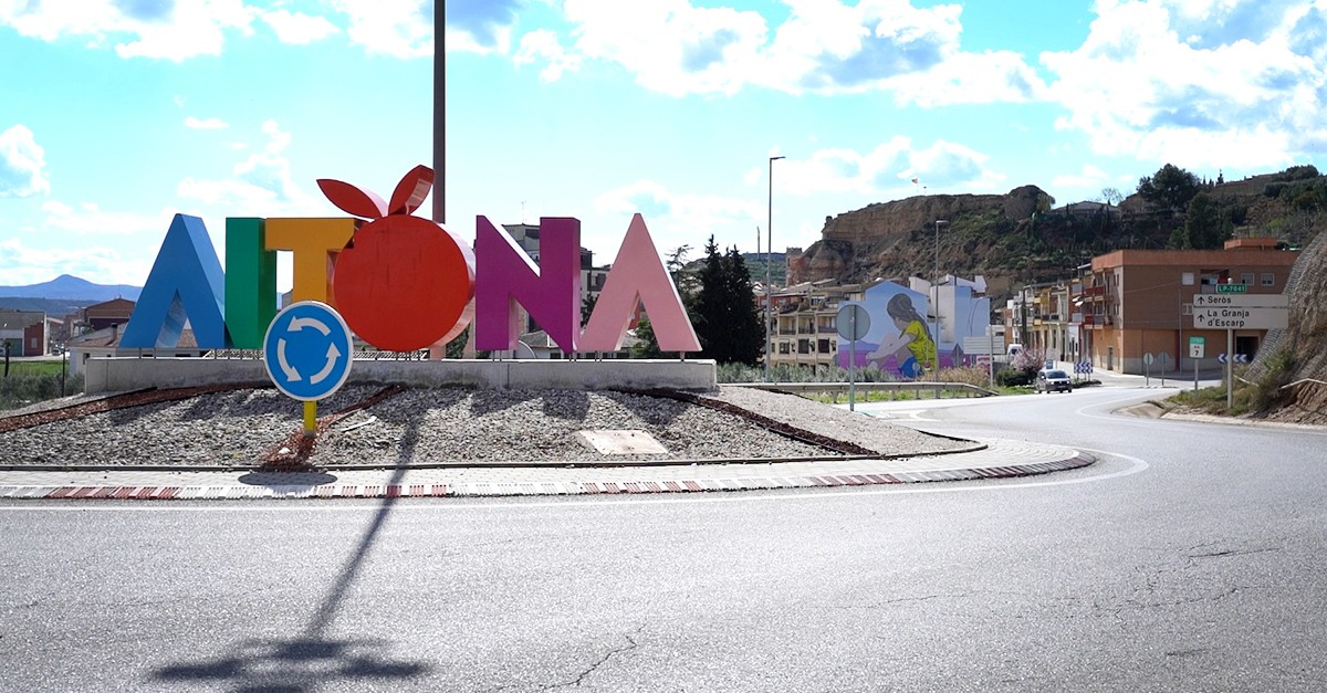 Campos de flores en Aitona