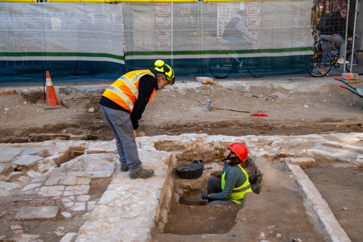 Troballa arqueològica a Barcelona: descobreixen restes de cinc cases medievals a Via Laietana