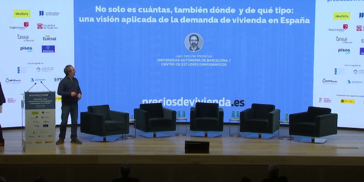 El investigador del Centro de Estudios Demográficos, Juan Antonio Módenes